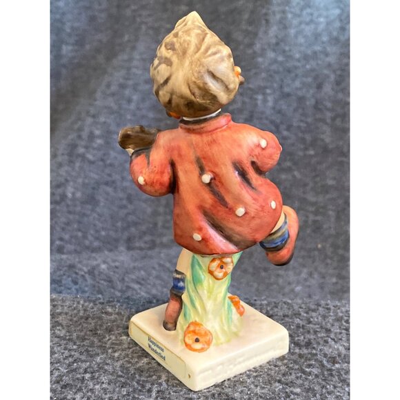 VTG Goebel Hummel Happiness Figurine Girl with Instrument 86 TMK 6 No Bee - Picture 7 of 9